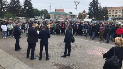 В Черкасской области люди протестуют против "красной" зоны карантина - ru.espreso.tv - Черкасская обл. - Черкассы