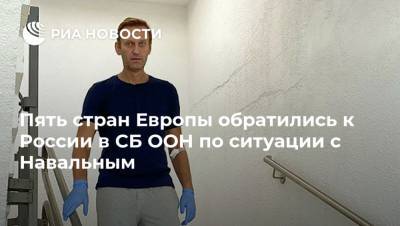 Алексей Навальный - Дмитрий Песков - Пять стран Европы обратились к России в СБ ООН по ситуации с Навальным - ria.ru - Москва - Россия - Англия - Бельгия - Германия - Франция - Эстония