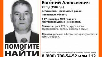 В Никольском районе пропал 71-летний пенсионер - penzainform.ru - район Никольский