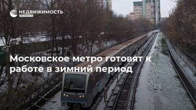 Московское метро готовят к работе в зимний период - realty.ria.ru - Москва