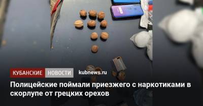 Полицейские поймали приезжего с наркотиками в скорлупе от грецких орехов - kubnews.ru - Россия - Башкирия - Краснодар