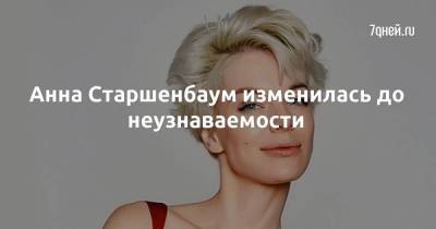 Анна Старшенбаум - Анна Старшенбаум изменилась до неузнаваемости - skuke.net - Россия