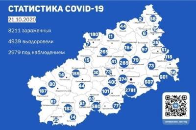 В каких районах Тверской области жители заболели COVID-19 - tver.mk.ru - Тверь - Тверская обл. - район Старицкий - округ Андреапольский