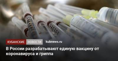 Ринат Максютов - В России разрабатывают единую вакцину от коронавируса и гриппа - kubnews.ru - Россия