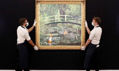 Клод Моне - Картину Бэнкси продали за $10 млн - capital.ua - Лондон