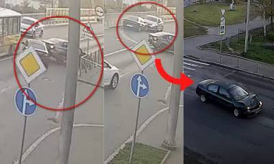 Агрессивный водитель протаранил несколько автомобилей в центре Петрозаводска: вел он себя ну совсем неадекватно - gubdaily.ru - Петрозаводск - республика Карелия