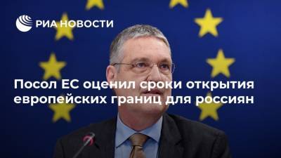 Маркус Эдерер - Посол ЕС оценил сроки открытия европейских границ для россиян - ria.ru - Москва - Россия