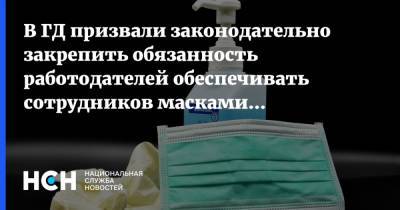 Геннадий Онищенко - В ГД призвали законодательно закрепить обязанность работодателей обеспечивать сотрудников масками и перчатками - nsn.fm - Россия