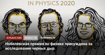 Альберт Эйнштейн - Роджер Пенроуз - Нобелевская премия по физике присуждена за исследование черных дыр - kubnews.ru - США - Англия