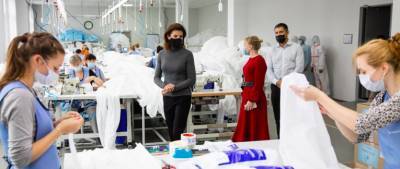 Марина Порошенко - Марин Порошенко - В Украине начали производить высококачественные защитные костюмы для медиков - Марина Порошенко - prm.ua - Украина - Киев
