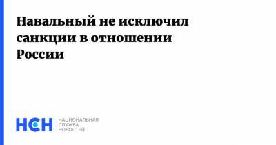 Алексей Навальный - Сергей Смирнов - Навальный не исключил санкции в отношении России - nsn.fm - Россия