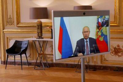 Владимир Путин - Ильхам Алиев - Vladimir Putin - Emmanuel Macron - Путин: надеемся, что в самое ближайшее время конфликт в Нагорном Карабахе будет прекращен - smartmoney.one - Москва - Россия - Франция - Азербайджан
