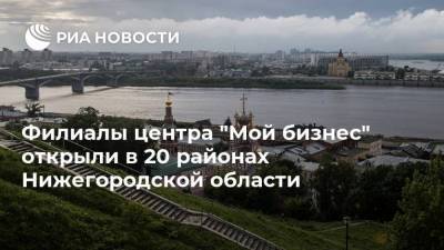 Глеб Никитин - Филиалы центра "Мой бизнес" открыли в 20 районах Нижегородской области - smartmoney.one - Нижегородская обл. - Нижний Новгород