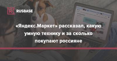 «Яндекс.Маркет» рассказал, какую умную технику и за сколько покупают россияне - rb.ru