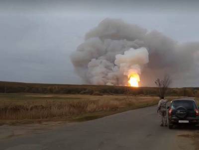 В Минобороны рассказали о ходе тушения пожара на складе боеприпасов под Рязанью - vpk-news.ru - Рязань