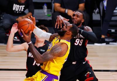 НБА: Лейкерс повели 3-1 в финальной серии с Майами - sport.bigmir.net - Лос-Анджелес