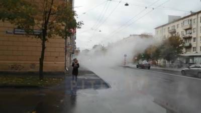 Теплоэнергетики завершили аварийные работы на улице Шевченко после прорыва трубы - piter.tv - Санкт-Петербург