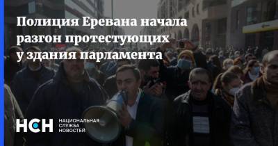 Николу Пашинян - Полиция Еревана начала разгон протестующих у здания парламента - nsn.fm - Армения - Азербайджан - Ереван
