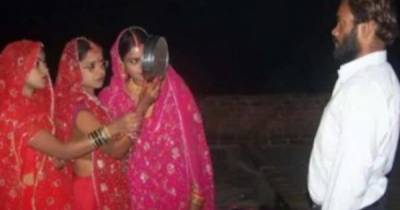 Три сестры вышли замуж за одного мужчину, чтобы не разлучаться - ren.tv - Индия