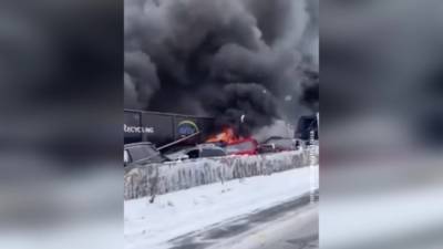 Массовое ДТП в Миннеаполисе: столкнулись 29 автомобилей, 9 человек ранены - vesti.ru - Россия - USA