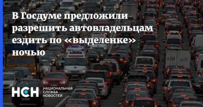 Ярослав Нилов - В Госдуме предложили разрешить автовладельцам ездить по «выделенке» ночью - nsn.fm - Россия
