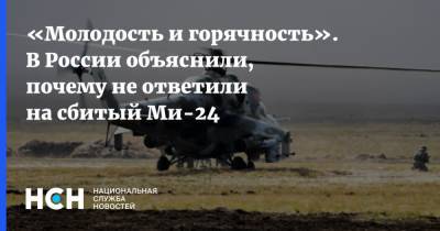 «Молодость и горячность». В России объяснили, почему не ответили на сбитый Ми-24 - nsn.fm - Москва - Россия - Армения - Азербайджан - Нагорный Карабах