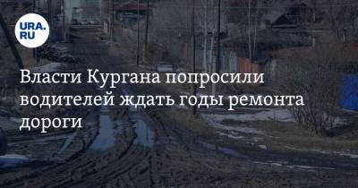 Власти Кургана попросили водителей ждать годы ремонта дороги - ura.news - Курган