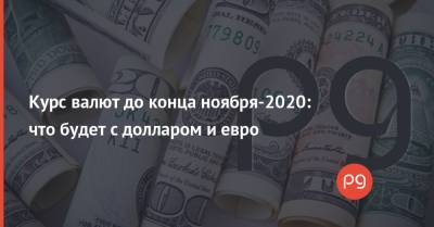 Курс валют до конца ноября-2020: что будет с долларом и евро - thepage.ua - США