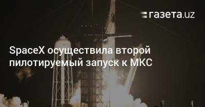 Виктор Гловер - Майкл Хопкинс - Шеннон Уокер - SpaceX осуществила второй пилотируемый запуск к МКС - gazeta.uz - Узбекистан - Япония