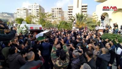 Валид Муаллем - Имад Хамис - Похороны главы МИД Сирии Валида Муаллема начались в Дамаске - riafan.ru - США - Сирия - Дамаск - Сана