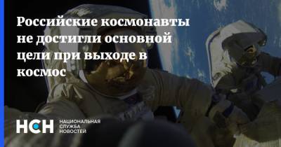 Сергей Рыжиков - Сергей Кудь-Сверчков - Российские космонавты не достигли основной цели при выходе в космос - nsn.fm - Россия