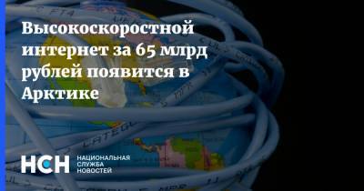 Высокоскоростной интернет за 65 млрд рублей появится в Арктике - nsn.fm - Мурманск - Владивосток