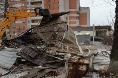 В Иванове продолжают убирать самовольно установленные ларьки - mkivanovo.ru