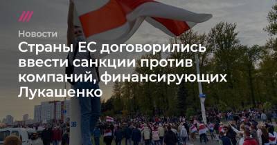 Александр Лукашенко - Жозеп Боррель - Страны ЕС договорились ввести санкции против компаний, финансирующих Лукашенко - tvrain.ru - Белоруссия