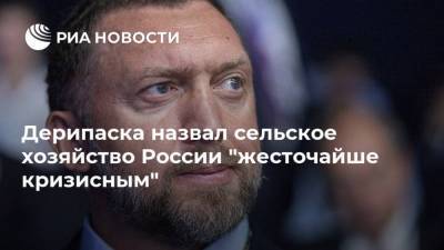 Олег Дерипаска - Дерипаска назвал сельское хозяйство России "жесточайше кризисным" - smartmoney.one - Россия