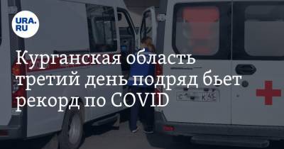 Курганская область третий день подряд бьет рекорд по COVID - ura.news - Курганская обл. - Шадринск - округ Шумихинский