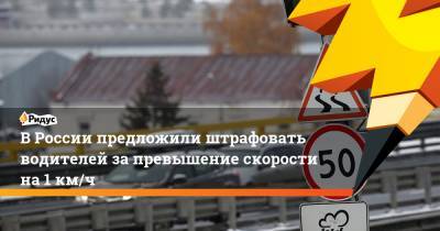 Александр Васильев - ВРоссии предложили штрафовать водителей запревышение скорости на1 км/ч - ridus.ru - Москва - Эстония
