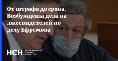 Ирина Волк - Михаил Ефремов - Эльман Пашаев - От штрафа до срока. Возбуждены дела на лжесвидетелей по делу Ефремова - nsn.fm