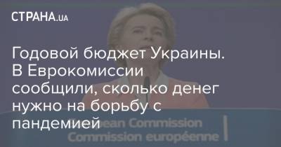 Годовой бюджет Украины. В Еврокомиссии сообщили, сколько денег нужно на борьбу с пандемией - strana.ua - Украина - Ляйен