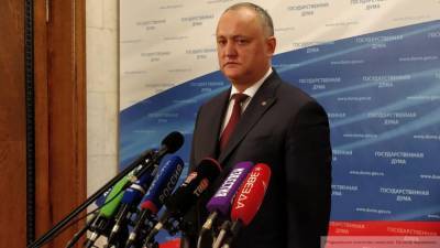 Майя Санду - Игорь Додон - Додон заявил, что слова Санду о российских миротворцах являются ошибкой - riafan.ru - Молдавия - Приднестровье
