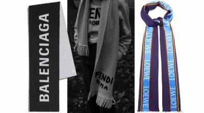 Демна Гвасалия - Этой зимой носите шарфы с логотипом любимого бренда — это все еще модно - skuke.net