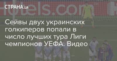 Мирча Луческу - Сейвы двух украинских голкиперов попали в число лучших тура Лиги чемпионов УЕФА. Видео - strana.ua - Луческ