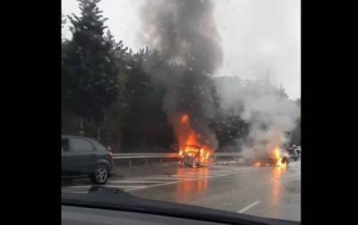 В Крыму после лобового столкновения загорелись два авто, есть жертва - korrespondent.net - Крым - Севастополь - Одесса