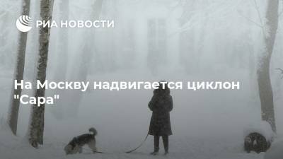 Евгений Тишковец - На Москву надвигается циклон "Сара" - ria.ru - Москва