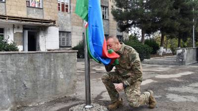 Ильхам Алиев - Алиев заявил, что в Карабахе на стороне Армении воевали наемники - gazeta.ru - Россия - США - Армения - Грузия - Канада - Азербайджан - Ливан