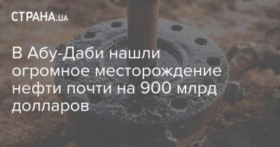 В Абу-Даби нашли огромное месторождение нефти почти на 900 млрд долларов - strana.ua - США - Иран - Абу-Даби