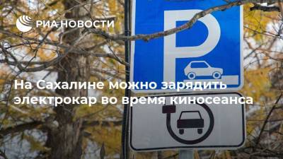 Валерий Лимаренко - На Сахалине можно зарядить электрокар во время киносеанса - ria.ru - Москва - Южно-Сахалинск - Сахалин