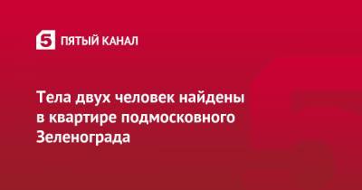 Тела двух человек найдены в квартире подмосковного Зеленограда - 5-tv.ru - Московская обл. - Зеленоград