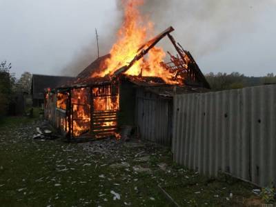Хозяин дома под Лидой погиб при пожаре - naviny.by - район Лидский