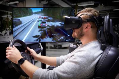 Volvo создала «совершенный» симулятор вождения на основе гарнитуры виртуальной реальности и костюма с виброоткликом - itc.ua